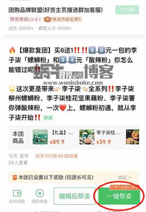 快团团赚钱，无需流量和囤货，月入20000