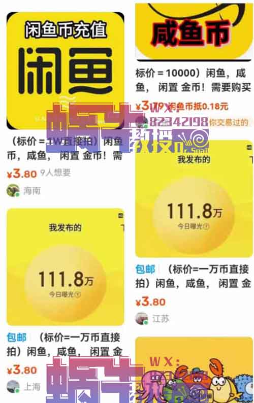 闲鱼币回收买卖，无门槛项目，纯搬运！一天变现￥300+！