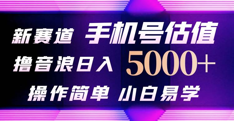 抖音不出境直播【手机号估值】最新撸音浪，日入5000+，简单易学，适合...