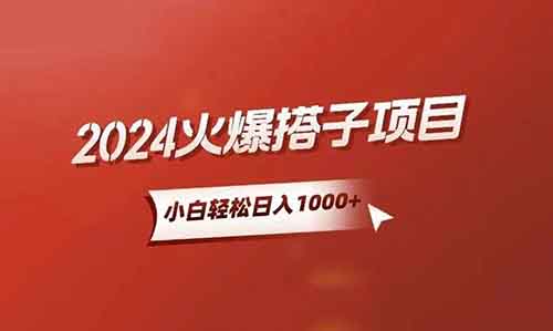 24年最火的搭子项目怎么做？现在布局还来的及吗？